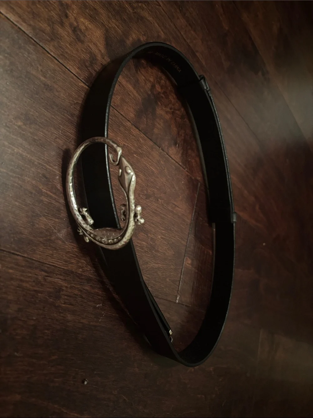 Adjustable Chicos Lizard Belt - Size Sm